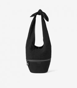 Fordable Large Black Bucket Bag