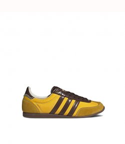 Wales Bonner Hazy Yellow Spice Yellow Dark Brown Japan Shoes