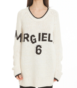 Oversized Ivory Knitted Sweater
