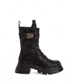 Sava Combat Shiny Camo Black Boots