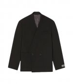 Black Kimono Tailored Jacket