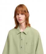 Camp Collar Short Sleeve Sage Shirt