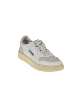 Autry 01 Low Suede White Sand