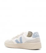 V-90 O.T Leather Extra White / Light Blue Sneakers