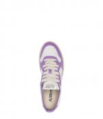 Medalist Low Woman Leather White Eng Lavender Sneakers
