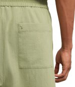 Elasticated Waist Bermuda Sage Shorts