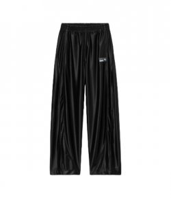 Black Trackpant With Piping